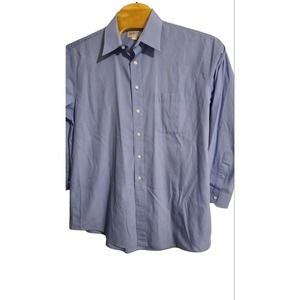 Murano/Dillards Mens‎ XL Long Sleeve Button up Blue Shirt